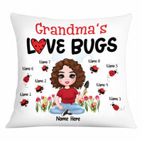 Personalized Mom Grandma Love Bugs Pillow MR31 95O34 thumb 1