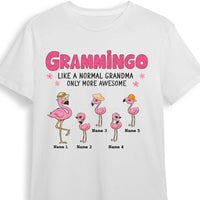 Personalized Mom Grandma Flamingo T Shirt MR32 95O28 thumb 1