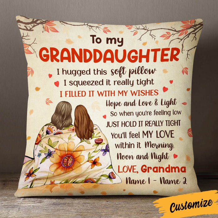 Personalized Granddaughter Hug This Pillow MR31 81O36 1