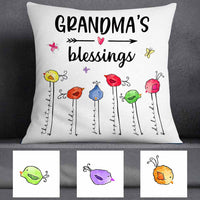 Personalized Grandma Mom Bird Tree Pillow MR43 85O57 thumb 1