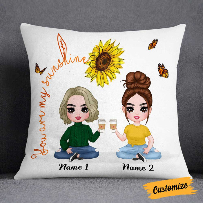 Personalized Mom Grandma Daughter Pillow MR42 26O58 1