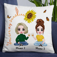 Personalized Mom Grandma Daughter Pillow MR42 26O58 thumb 1