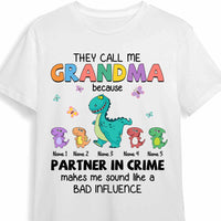 Personalized Mom Grandma Dinosaur T Shirt MR41 23O47 thumb 1