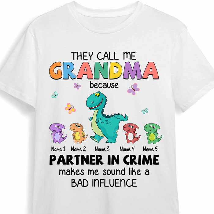 Personalized Mom Grandma Dinosaur T Shirt MR41 23O47 1