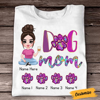 Personalized Dog Mom T Shirt MR72 26O58 thumb 1