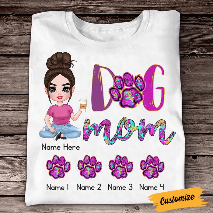 Personalized Dog Mom T Shirt MR72 26O58 1