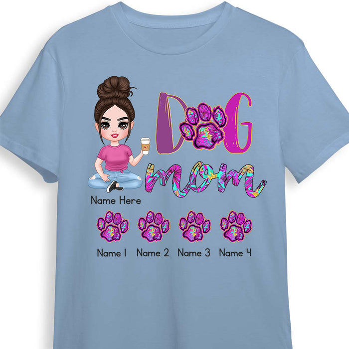 Personalized Dog Mom T Shirt MR72 26O58 1