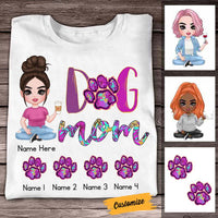 Personalized Dog Mom T Shirt MR72 26O58 thumb 1