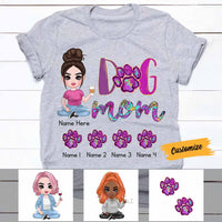 Personalized Dog Mom T Shirt MR72 26O58 thumb 1