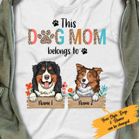 Personalized Dog Mom T Shirt MR74 30O28 thumb 1