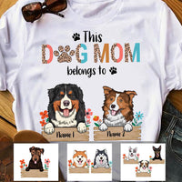 Personalized Dog Mom T Shirt MR74 30O28 thumb 1