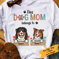 Personalized Dog Mom T Shirt MR74 30O28 thumb 1