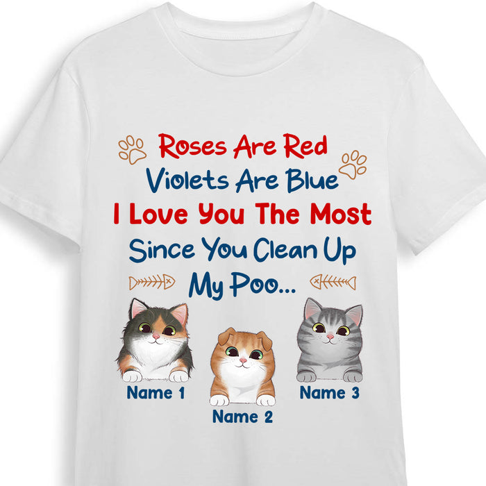 Personalized Cat Mom I Love You T Shirt MR72 95O36 1