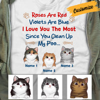 Personalized Cat Mom I Love You T Shirt MR72 95O36 thumb 1