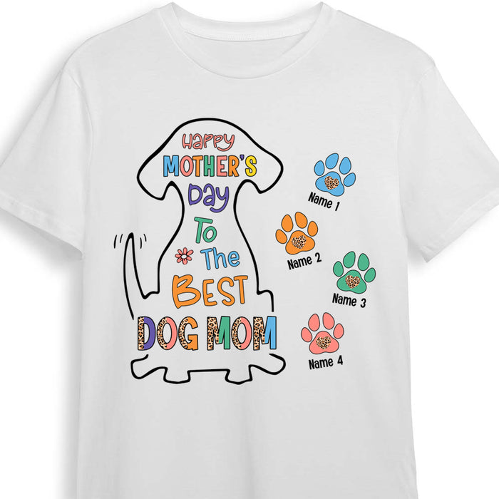 Personalized Dog Mom Mother Day T Shirt MR71 30O53 1