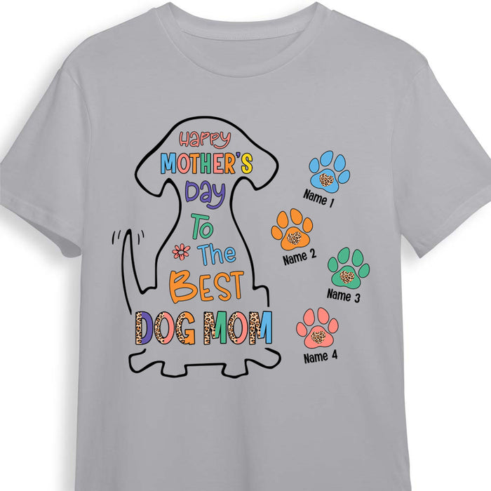 Personalized Dog Mom Mother Day T Shirt MR71 30O53 1