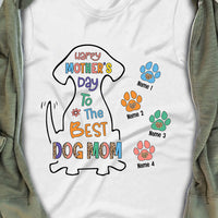 Personalized Dog Mom Mother Day T Shirt MR71 30O53 thumb 1