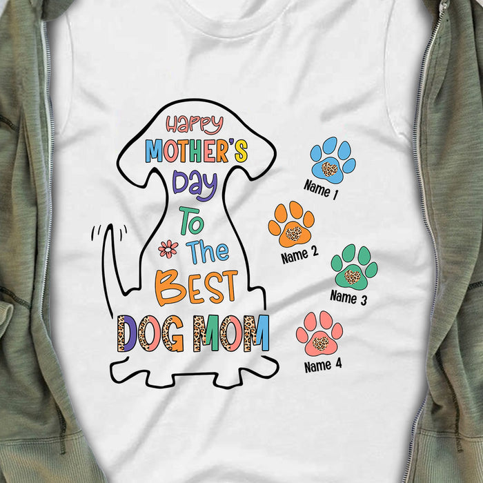 Personalized Dog Mom Mother Day T Shirt MR71 30O53 1