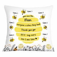 Personalized Grandma Mom Bee Pillow MR71 85O34 thumb 1