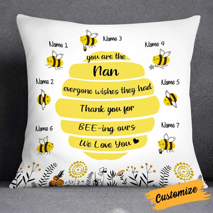 Personalized Grandma Mom Bee Pillow MR71 85O34 1