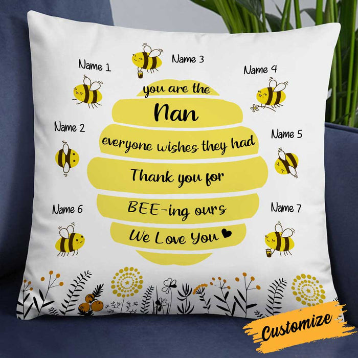 Personalized Grandma Mom Bee Pillow MR71 85O34 1