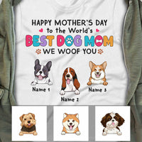 Personalized Dog Mom T Shirt MR82 24O57 thumb 1