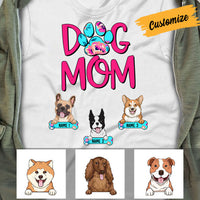 Personalized Dog Mom T Shirt MR82 24O36 thumb 1