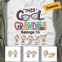 Personalized Cool Mom Grandma T Shirt MR74 24O36 thumb 1