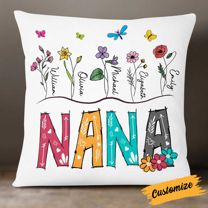 Personalized Mom Grandma Pillow MR71 26O34 1