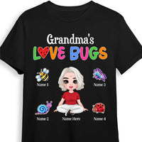 Personalized Mom Grandma Love Bugs T Shirt MR72 30O53 thumb 1