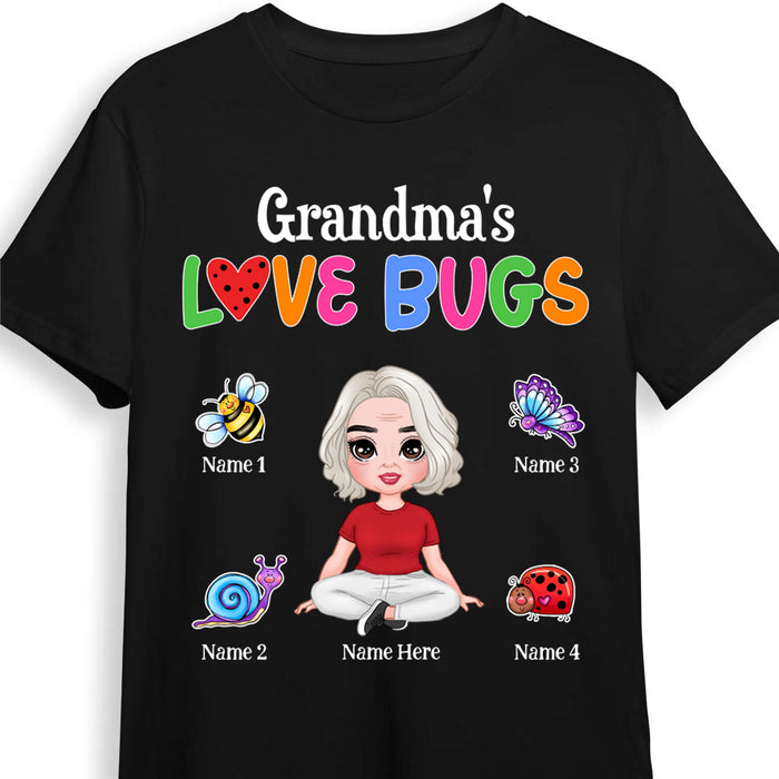 Personalized Mom Grandma Love Bugs T Shirt MR72 30O53 1