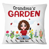 Personalized Mom Grandma Garden Pillow MR71 95O47 thumb 1