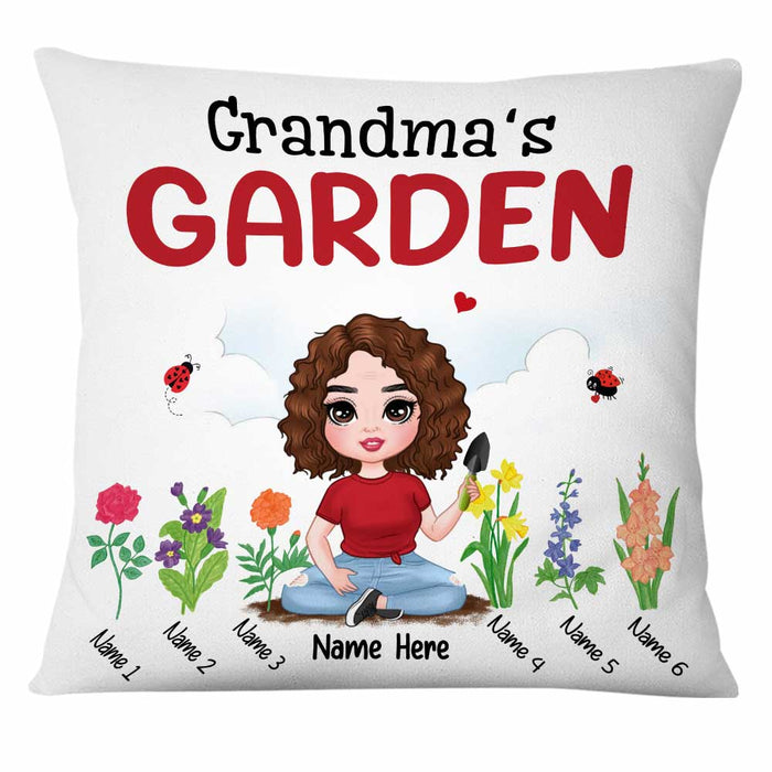 Personalized Mom Grandma Garden Pillow MR71 95O47 1