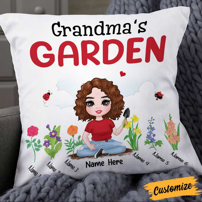 Personalized Mom Grandma Garden Pillow MR71 95O47 1