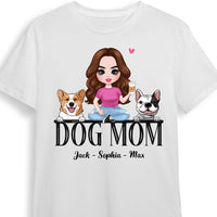 Personalized Dog Mom T Shirt MR81 23O58 thumb 1