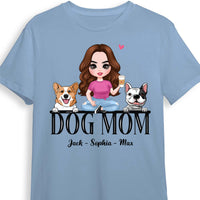 Personalized Dog Mom T Shirt MR81 23O58 thumb 1