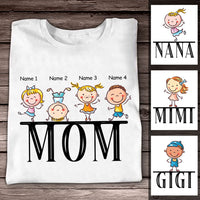 Personalized Mom Grandma T Shirt MR82 23O53 thumb 1