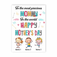 Personalized Mom Grandma Mother's day Card MR91 26O34 thumb 1