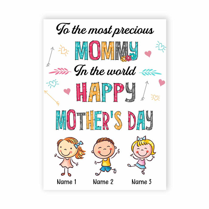 Personalized Mom Grandma Mother's day Card MR91 26O34 1