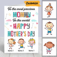 Personalized Mom Grandma Mother's day Card MR91 26O34 thumb 1