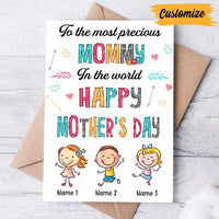 Personalized Mom Grandma Mother's day Card MR91 26O34 thumb 1