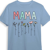 Personalized Mom Grandma Flower T Shirt MR91 85O58 thumb 1