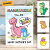 Personalized Dinosaur Mom Grandma Mother's Day Card MR92 95O53 1
