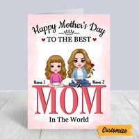 Personalized Mother's Day Mom Flower Card MR92 23O47 thumb 1