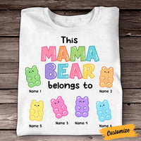 Personalized Mama Bear T Shirt MR101 85O58 thumb 1