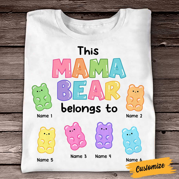 Personalized Mama Bear T Shirt MR101 85O58 1
