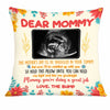Personalized Mom Baby Ultrasound Snuggled In Your Tummy Bump Pillow AP132 27O34 1