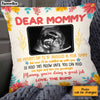 Personalized Mom Baby Ultrasound Snuggled In Your Tummy Bump Pillow AP132 27O34 1