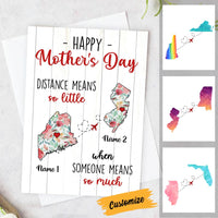 Personalized Distance Mother's Day Card MR102 85O58 thumb 1