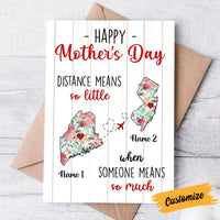 Personalized Distance Mother's Day Card MR102 85O58 thumb 1